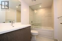 Toronto (Church-Yonge Corridor) condo for rent - A white bathroom with a toilet and sink.