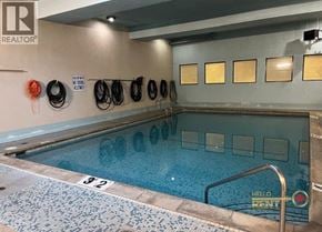 Burnaby apartment for rent - A pool with the number 32 on the floor.