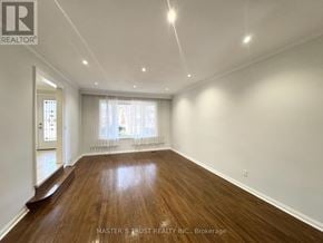 Toronto (Banbury-Don Mills) apartment for rent - A spacious room with wooden flooring and white walls.