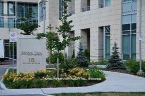 Toronto (Willowdale East) condo for rent - A building with a sign that says Mona Lisa 18.