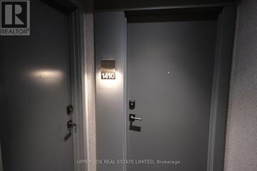 Toronto (Waterfront Communities) condo for rent - A door with a number 1410 on it.