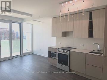 Mississauga (Creditview) condo for rent - A kitchen with a sink, stove, and oven.