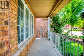 Newmarket (Summerhill Estates) apartment for rent - A balcony with a brick wall and a metal railing.