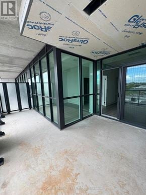 Toronto (Clairlea-Birchmount) condo for rent - A room under construction with insulation on the ceiling.