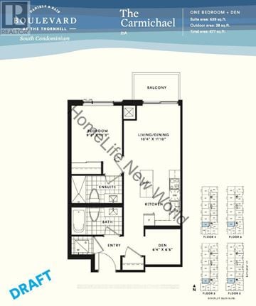 Vaughan (Beverley Glen) condo for rent - D227 - 8 BEVERLY GLEN BOULEVARD D227