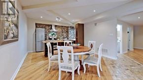 Toronto (Newtonbrook West) apartment for rent - A dining room with a table set for four.