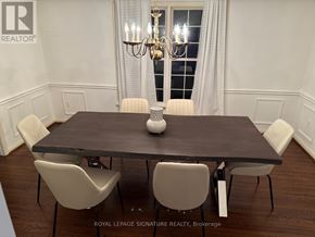 Oakville (Mo Morrison) apartment for rent - A dining room with a table and chairs.