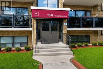 Toronto (Woodbine Corridor) condo for rent - The front of a building with the number 156 on it.