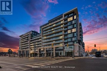 Vaughan (Uplands) condo for rent - A modern building with the RE/MAX logo on it.