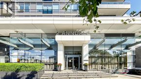 Toronto (Willowdale East) condo for rent - The entrance to a building with the name "2 ANNDALE" on it.