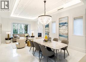 Vancouver apartment for rent - A dining room with a large table and chairs.