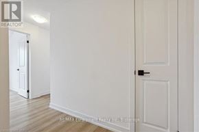 Hamilton (Waterdown) condo for rent - A white door with a black handle is on the right side of the image.