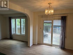 Guelph (Kortright West) apartment for rent - A room with a sliding glass door leading to a backyard.