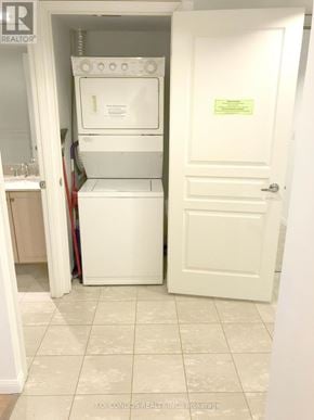 Toronto (Waterfront Communities) condo for rent - A white door with a yellow sign on it.