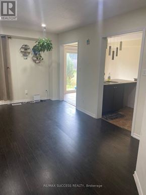 Brantford apartment for rent - A room with a wooden floor and a plant hanging on the wall.