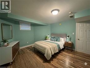 Cambridge apartment for rent - A bedroom with a bed, nightstand, and a dresser.