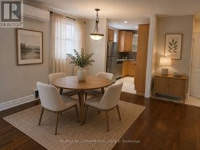 Toronto (Junction Area) apartment for rent - A dining room with a table and chairs.