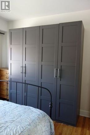 Ottawa multi-family for rent - Closet with a key hole in the middle.