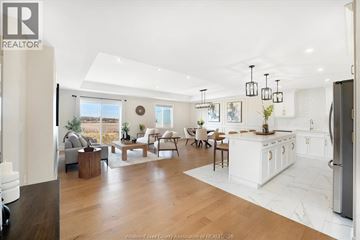 Essex townhouse for rent - A modern kitchen with a refrigerator on the right side.