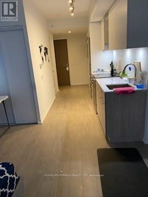 Toronto (Church-Yonge Corridor) condo for rent - A kitchen with a sink and a counter.