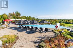 Gravenhurst (Muskoka (S)) condo for rent - A pool area with a red and white sign.
