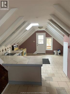 Chatham apartment for rent - A kitchen with a counter top and a sink.