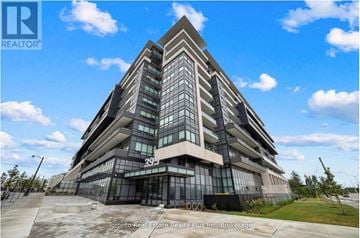 Oakville (Go Glenorchy) condo for rent - A modern building with the number 394 on it.