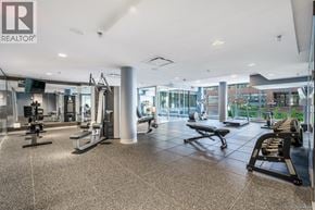 Vancouver apartment for rent - A gym with a variety of equipment including weights and cardio machines.
