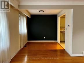 St. Catharines (Bunting/Linwell) apartment for rent - A room with wooden floors and white walls.