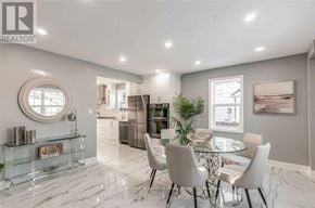 Oakville (Cp College Park) apartment for rent - A modern dining room with a glass table and chairs.