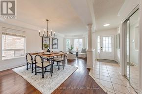 Burlington (Orchard) apartment for rent - A dining room with a table set for six.