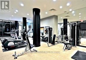 Toronto (Bay Street Corridor) condo for rent - A gym with a variety of equipment including treadmills, weights, and exercise machines.