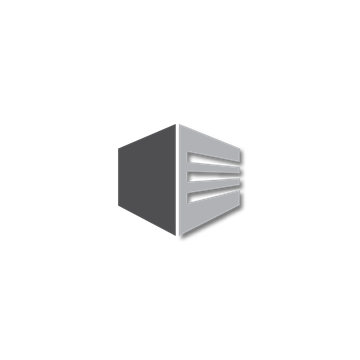 Folly Beach apartment for rent - A simple black and white image of a cube with a design on it.