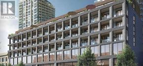 Kitchener condo for rent - A rendering of a multi-story building with the words "REMAX REALTY SPECIALISTS INC." on the side.