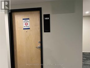 Kitchener condo for rent - A door with a sign that says "Suite Occupied No Entry".