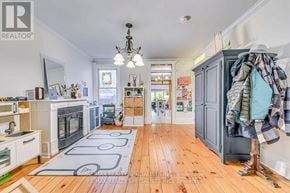 Burlington (Brant) apartment for rent - A well-lit, spacious kitchen with wooden floors and a large island.