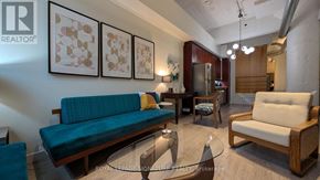 Toronto (Church-Yonge Corridor) condo for rent - A living room with a couch, chairs, and a coffee table.