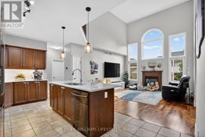 London South (South K) apartment for rent - A modern kitchen with wooden cabinets and a large island.