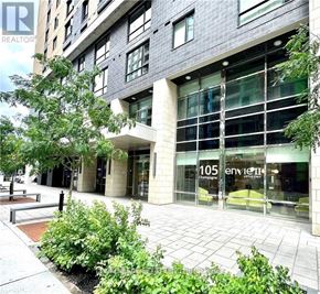 Ottawa condo for rent - A building with the number 105 on it.