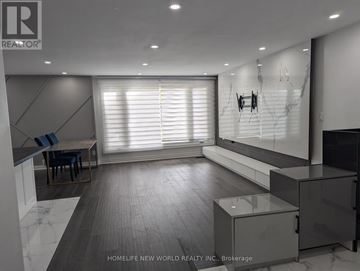 Richmond Hill (Crosby) apartment for rent - A modern kitchen with a dining table and chairs.