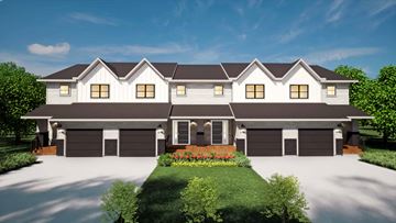 La Salle apartment for rent - A large, modern house with a grey roof and white walls.