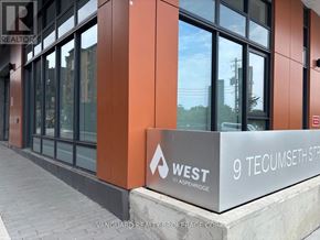 Toronto (Niagara) condo for rent - A building with a sign that says West by Aspenridge.