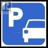 Toronto (Church-Yonge Corridor) condo for rent - A blue and white parking sign with a car on it.