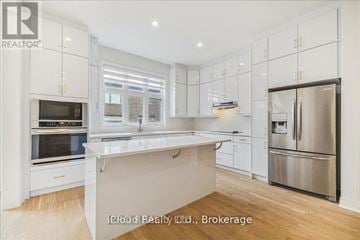 Milton (Cb Cobban) apartment for rent - A modern kitchen with white cabinets and stainless steel appliances.