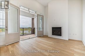 Milton (Cb Cobban) apartment for rent - A spacious living room with a fireplace and sliding glass doors.