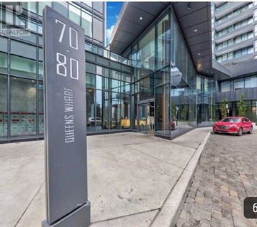 Toronto (Waterfront Communities) condo for rent - A tall sign with the numbers 70 and 80 on it.