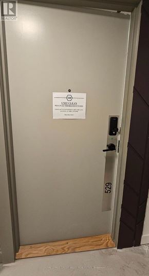 Mississauga (Hurontario) condo for rent - A door with a sign that says "UNLESS NO OTHER SIGNIFICANT REASON".