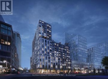 Toronto (Waterfront Communities) condo for rent - A black and white image with the words "COMING SOON" written in bold letters.