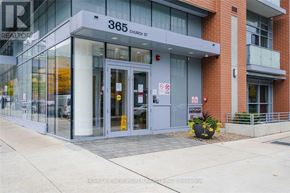Toronto (Church-Yonge Corridor) condo for rent - The front of a building with the number 365 and the words "Church" on it.