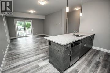 Lasalle condo for rent - A kitchen with a sink and a window.
